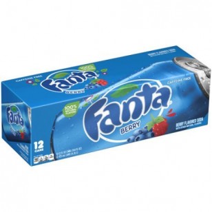 Fanta Berry Cans 355ml (Pack Of 12 Cans ) American Import Usa Soda Fanta Berry Cans 355ml (Pack Of 12 Cans ) American Import Usa Soda